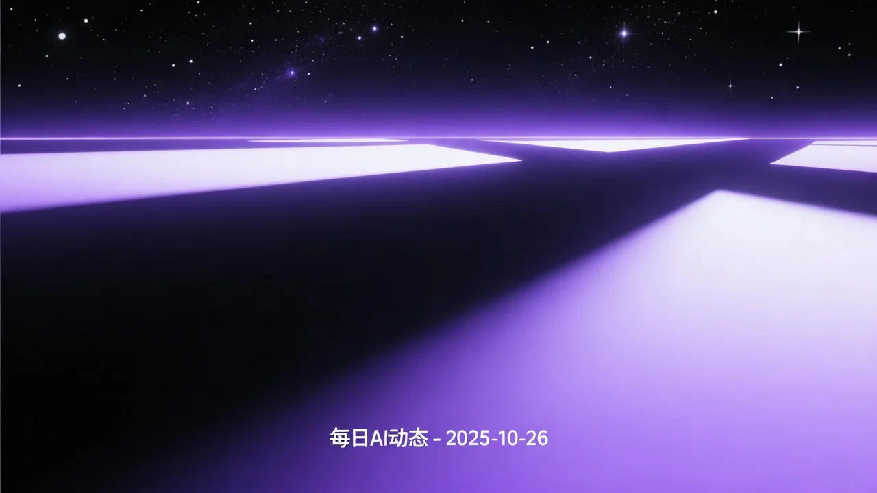 每日AI动态 - 2025-10-26